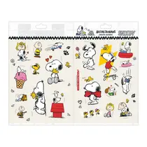 Adesivo Sticker 1 Cartela Snoopy Tilibra