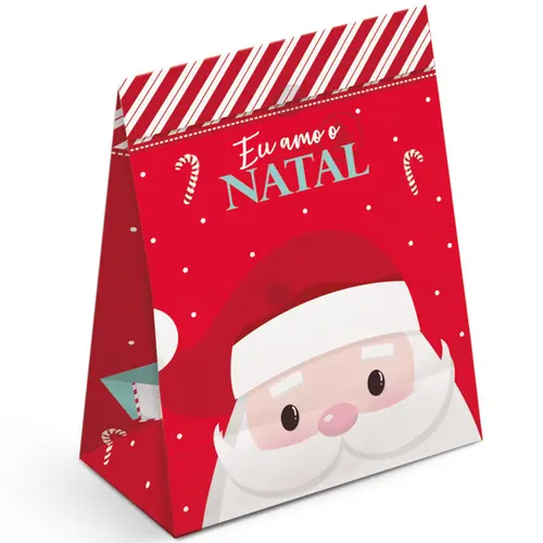 SACO PAPEL PRESENTE M 27CMX19,5CMX9,5CM CROMUS NATAL NICOLAU 10 UN