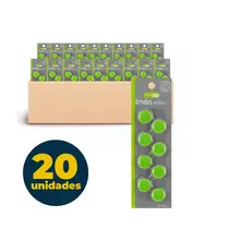 Imã Magnético 20mm Blister com 08 Unidades Verde com 20 Cartela
