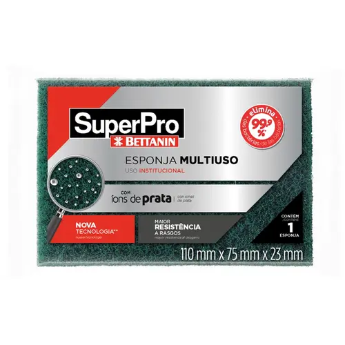 Esponja Louça Dupla Face 110x75x23mm Bettanin