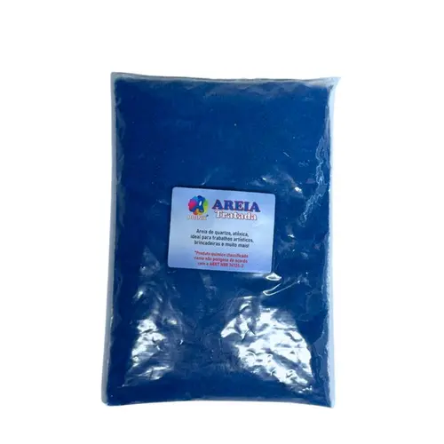Areia Decorativa Colorida 200g Azul
