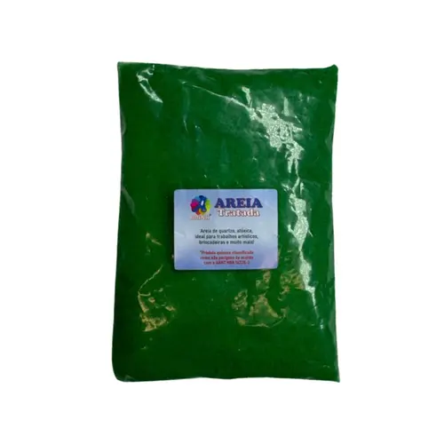 Areia Decorativa Colorida 200g Verde