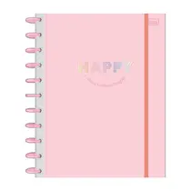 Caderno Universitário 160 Folhas Destacáveis Tilibra Tilidisco Happy