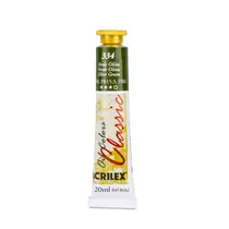 Tinta Óleo Bisnaga 20ml Acrilex Oil Colors Verde Oliva 334 com 06 Unidades