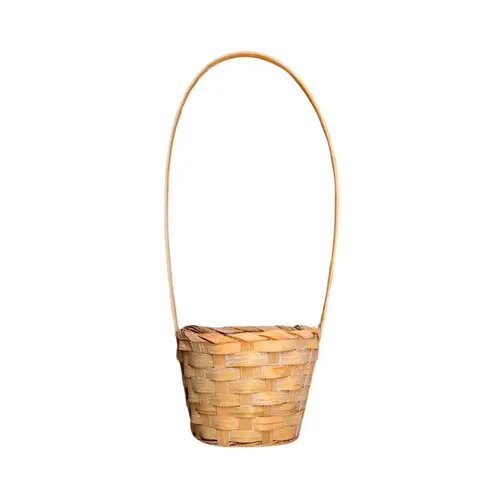 Cesto de Palha com Alça 33cm Natural Páscoa Rustico Decorativo Sortido