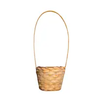 Cesto de Palha com Alça 33cm Natural Páscoa Rustico Decorativo Sortido