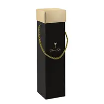 Caixa de Presente Bebida Com Alça 33cm X 8cm X 8cm Vinho Tim Tim