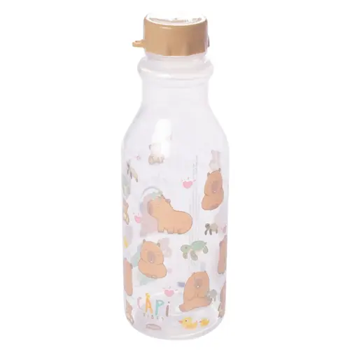 Garrafa Plástica Escolar 500ml Capivara