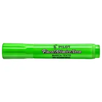 Pincel Marca Texto Ponta Chanfrada Atômico Neon Verde