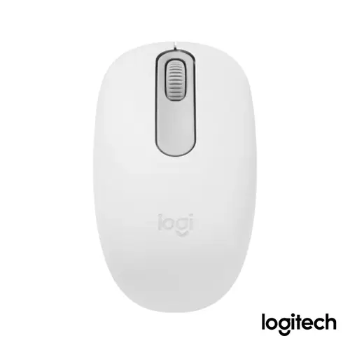 Mouse Sem Fio Bluetooth Logitech M196, Design Compacto, Ambidestro, Compatível com PC e Mac, 1000DPI Branco