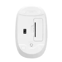 Mouse Sem Fio Bluetooth Logitech M196, Design Compacto, Ambidestro, Compatível com PC e Mac, 1000DPI Branco