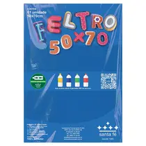 Tecido Feltro 50cm X 70cm Liso Azul Royal