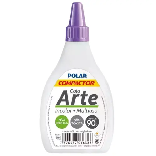 Cola Transparente Gel 90G Compactor
