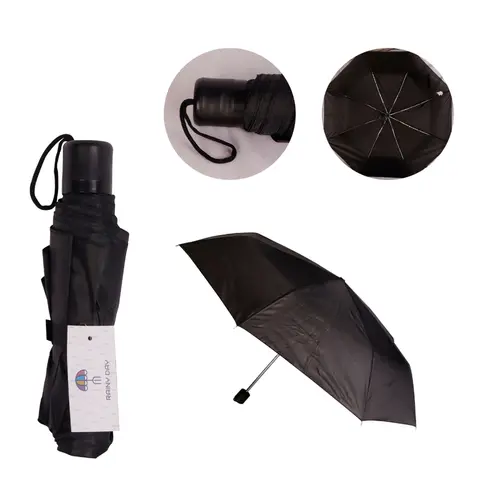 Guarda Chuva Sombrinha Manual Preto