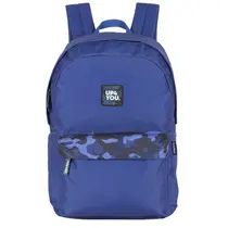 Mochila Jovem Sem Roda G Camuflada Azul Up4You