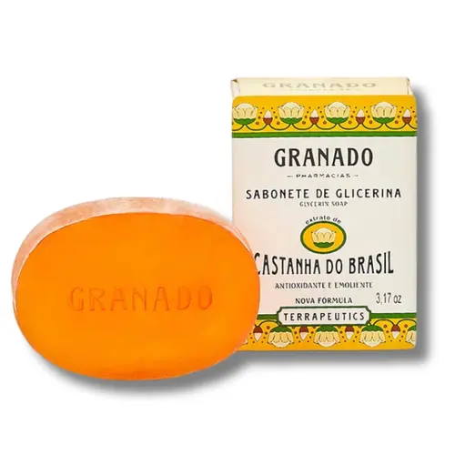 Sabonete Barra Granado 90g Glicerina Castanha Do Brasil