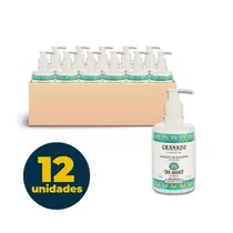 SABONETE LIQUIDO 300ML PUMP GLICERINA GRANADO CHA BRANCO 12 UN
