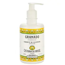 Sabonete Líquido Granado 300ml Glicerina Castanha Do Brasil