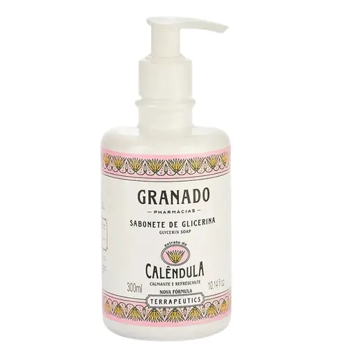 Sabonete Líquido Granado 300ml Glicerina Calêndula