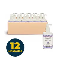 SABONETE LIQUIDO 300ML PUMP GLICERINA GRANADO LAVANDA 12 UN