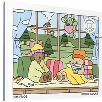 Livro Bobbie Goods Original Dias Frios com Folhas Destacáveis