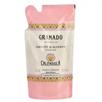 Sabonete Líquido Granado 300ml Refil Glicerina Calêndula
