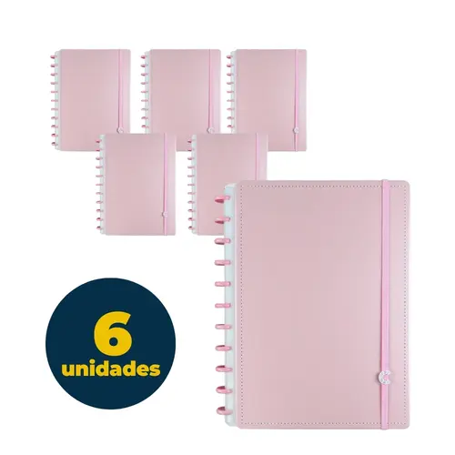 Caderno Inteligente Grande 28cmx21,5cm Fairytale com 6 Unidades
