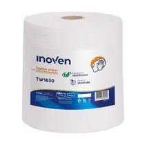 Toalha Descartável Rolo Multiuso 16cm X 30cm 70g Com 150 Unidades