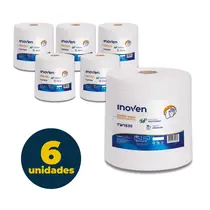 TOALHA DESCARTAVEL MULTIUSO 16CMX30CM 70G ROLO 150UN 6 UN