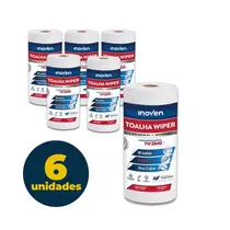 TOALHA PANO 28CMX40CM 78G WIPER ROLO 88UN 6 RL