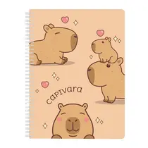 Caderno Universitário CD 01X1 80FL Capivaras Culturama