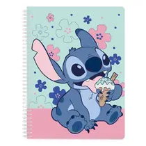Caderno Universitário CD 10X1 160FL Stitch Sorvete Culturama