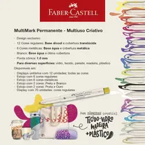Marcador Permanente Multiuso MultiMark 1.0mm Faber Castell