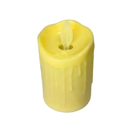 Vela Decorativa Led 7cmx5cm Branca