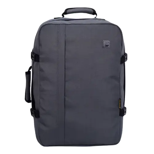 Mochila Notebook Trekker Travel Blue Viagem Cinza