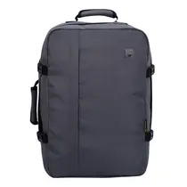 Mochila Notebook Trekker Travel Blue Viagem Cinza