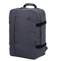 Mochila Notebook Trekker Travel Blue Viagem Cinza