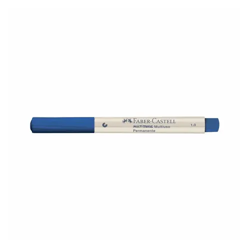 MARCADOR PERM MULTIUSO MULTIMARK 1.0MM FABER AZUL ESCURO 736 12 UN