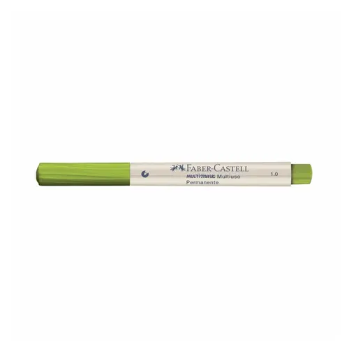 MARCADOR PERM MULTIUSO MULTIMARK 1.0MM FABER VERDE 778 12 UN