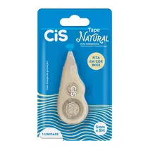 CORRETIVO FITA 5MMX5M CIS TAPE NATURAL BEGE
