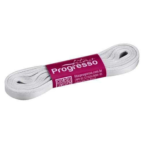 Fita de Cetim Cinza Claro 7mm X 10m