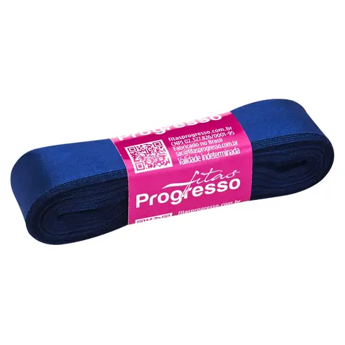 Fita de Cetim Azul Marinho 22mm X 10m
