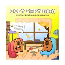 Livro de Colorir Todolivro Cozy Capybara Folhas destacáveis