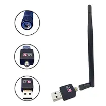 Adaptador WIFI USB Antena 150Mbps