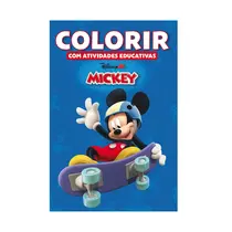 Livro de Colorir A Casa do Mickey Com Atividades Educativas