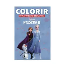 Livro de Colorir Frozen 2 Com Atividades Educativas