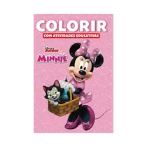 Livro de Colorir Minnie Com Atividades Educativas