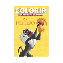 Livro de Colorir O Rei Leão Com Atividades Educativas