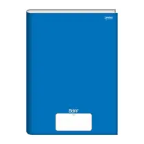 Caderno Universitário Capa Dura Cost Stiff Slim Azul 80 Folhas Jandaia