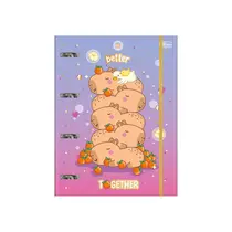 CADERNO ARGOLADO COLEGIAL 200MMX275MM 48FL TILIBRA CAPIVARA